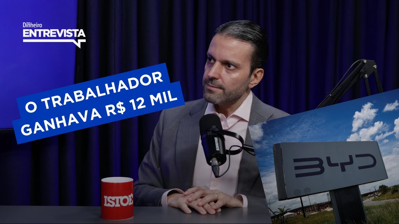 Sobre o suposto TRABALHO ESCRAVO em fábrica da BYD | Dinheiro Entrevista - Alexandre Baldy (BYD)
