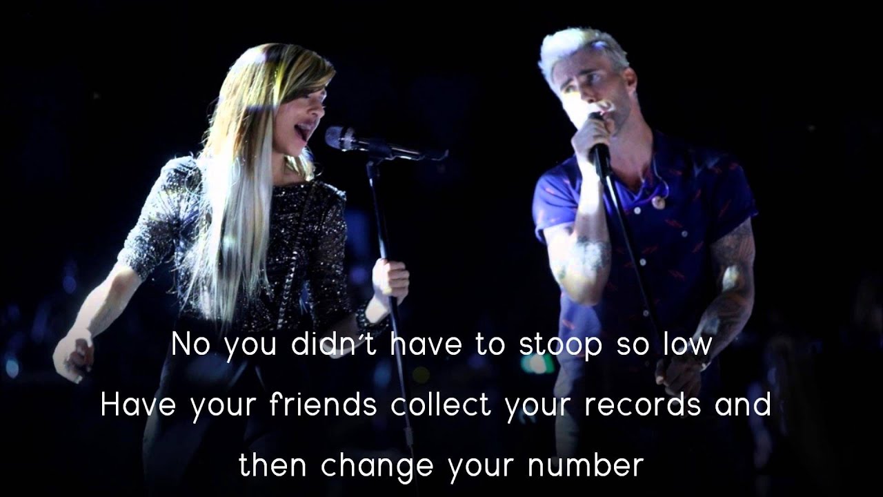 Christina Grimmie & Adam Levine - Somebody That I Used To Know (Lyrics)