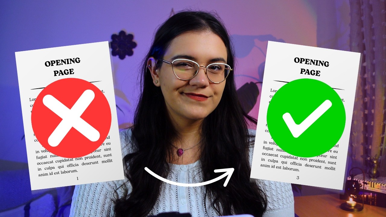 Вы прислали мне свою первую страницу... Вот что я думаю.