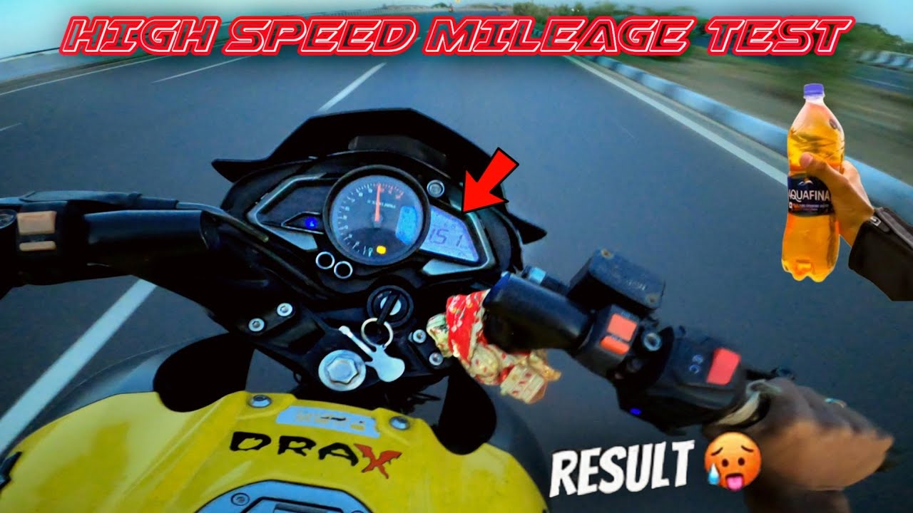 Modified Ns200 HIGH SPEED Mileage Test 🔥| 40kmpl?? | unexpected results 😮