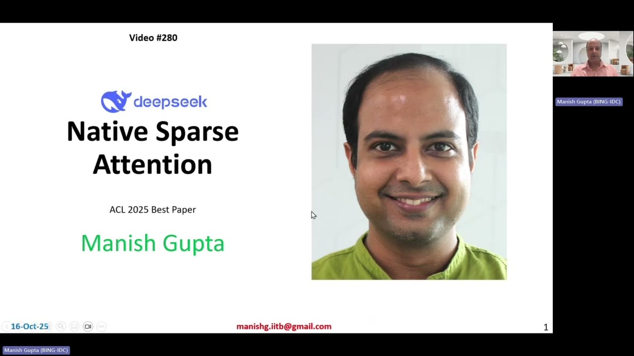 #280 Нативная рассеянность внимания от DeepSeek