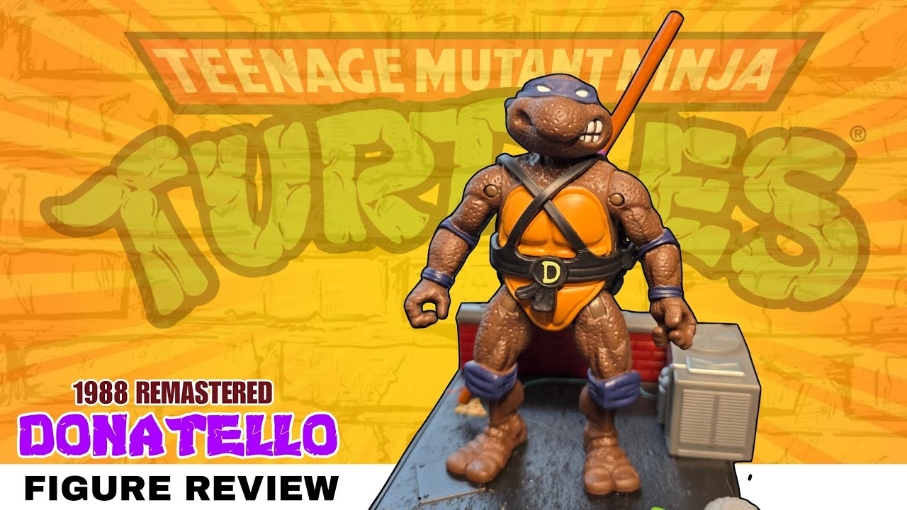 TMNT 1988 REMASTERED DONATELLO FROM PLAYMATES FIGURE REVIEW