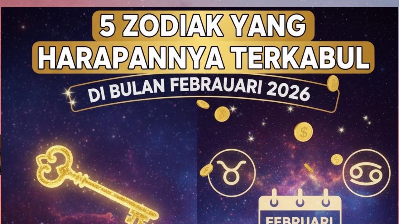 AWAS JANGAN KAGET‼️5 ZODIAK INI HARAPANNYA TERKABUL DI BULAN FEBRUARI 2026⁉️