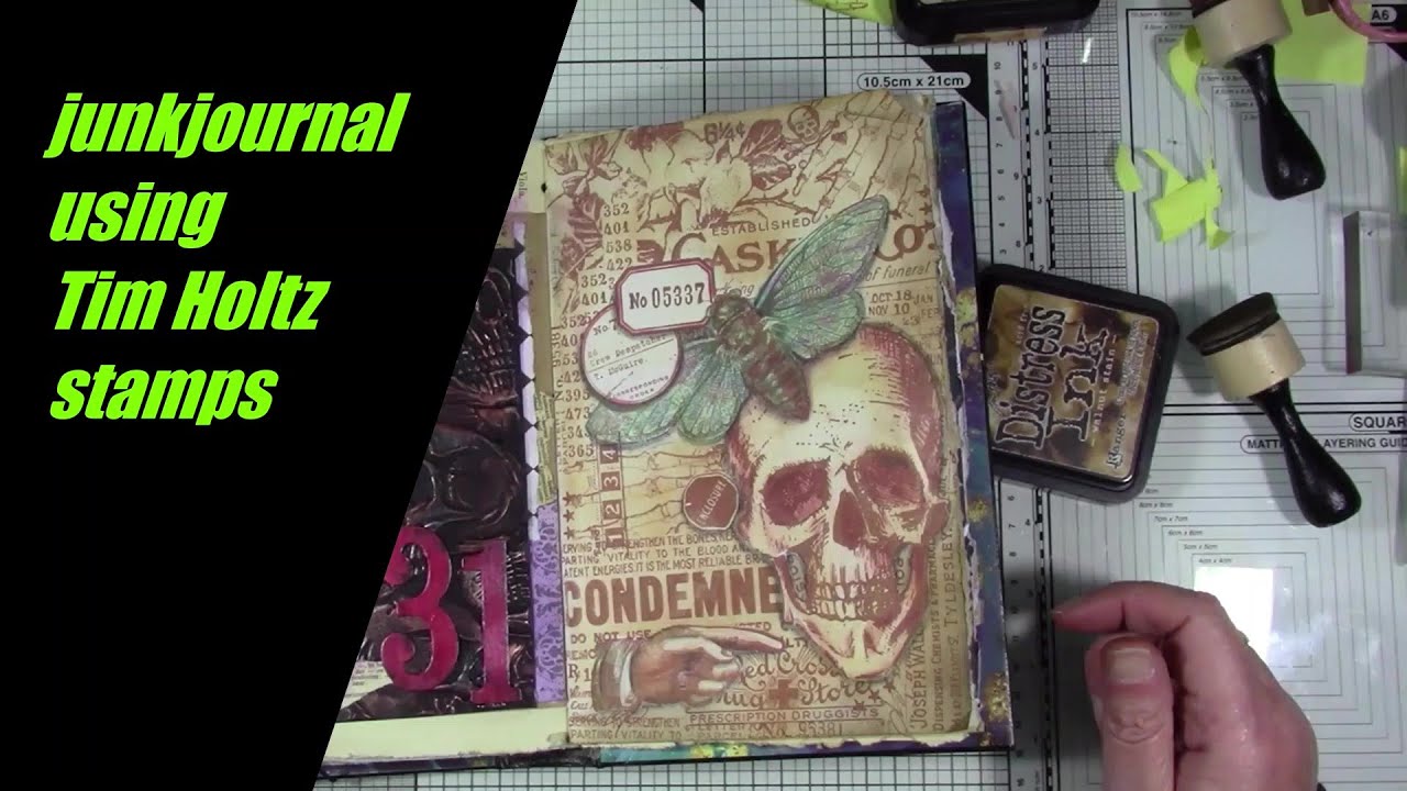 Junk Journal Skull