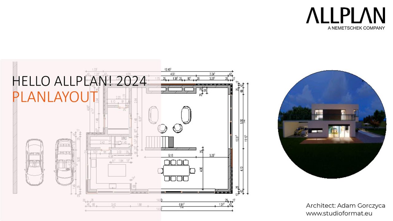 Planlayout in ALLPLAN 2024 | schneller & einfacher