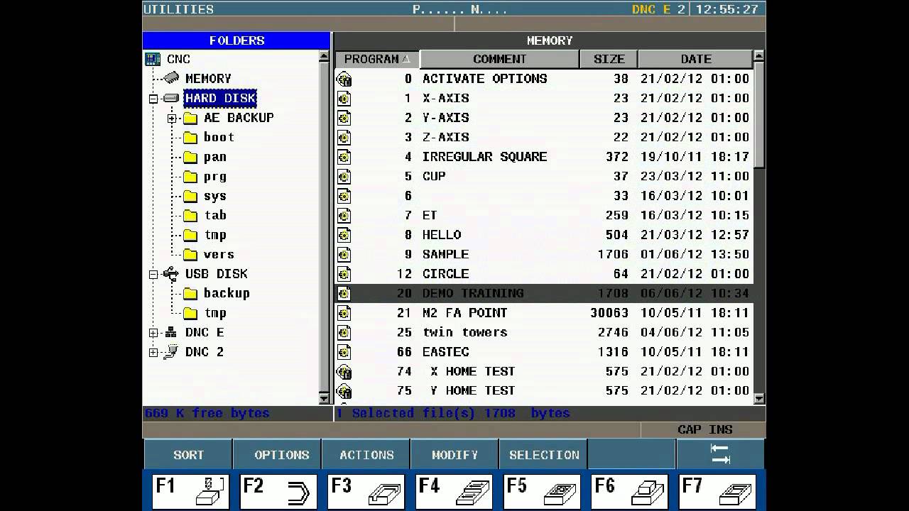 8055i USB file transfer