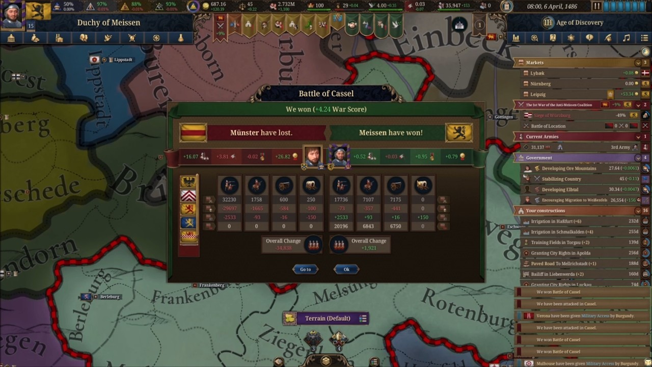 Europa Universalis V Tutorial Patch 1.1 Teil 2: So entflechtet ihr jede Koalition im HRE