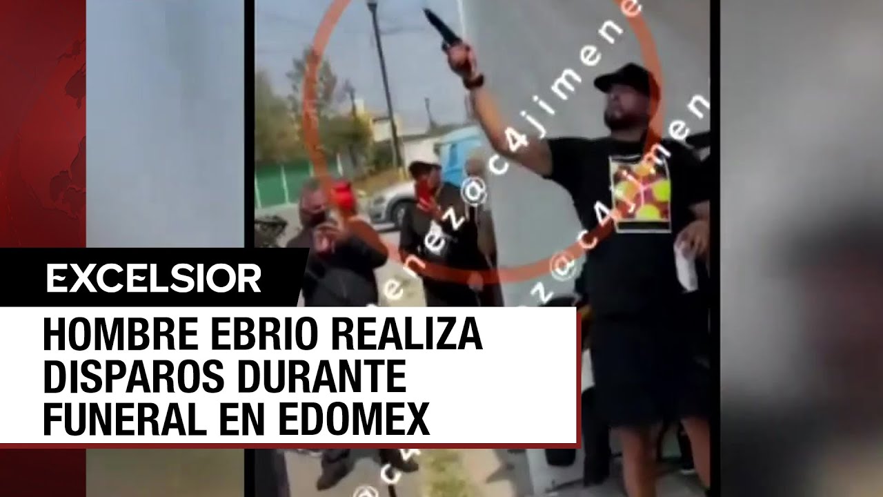 Sujeto se emborracha en funeral y después realiza disparos al aire