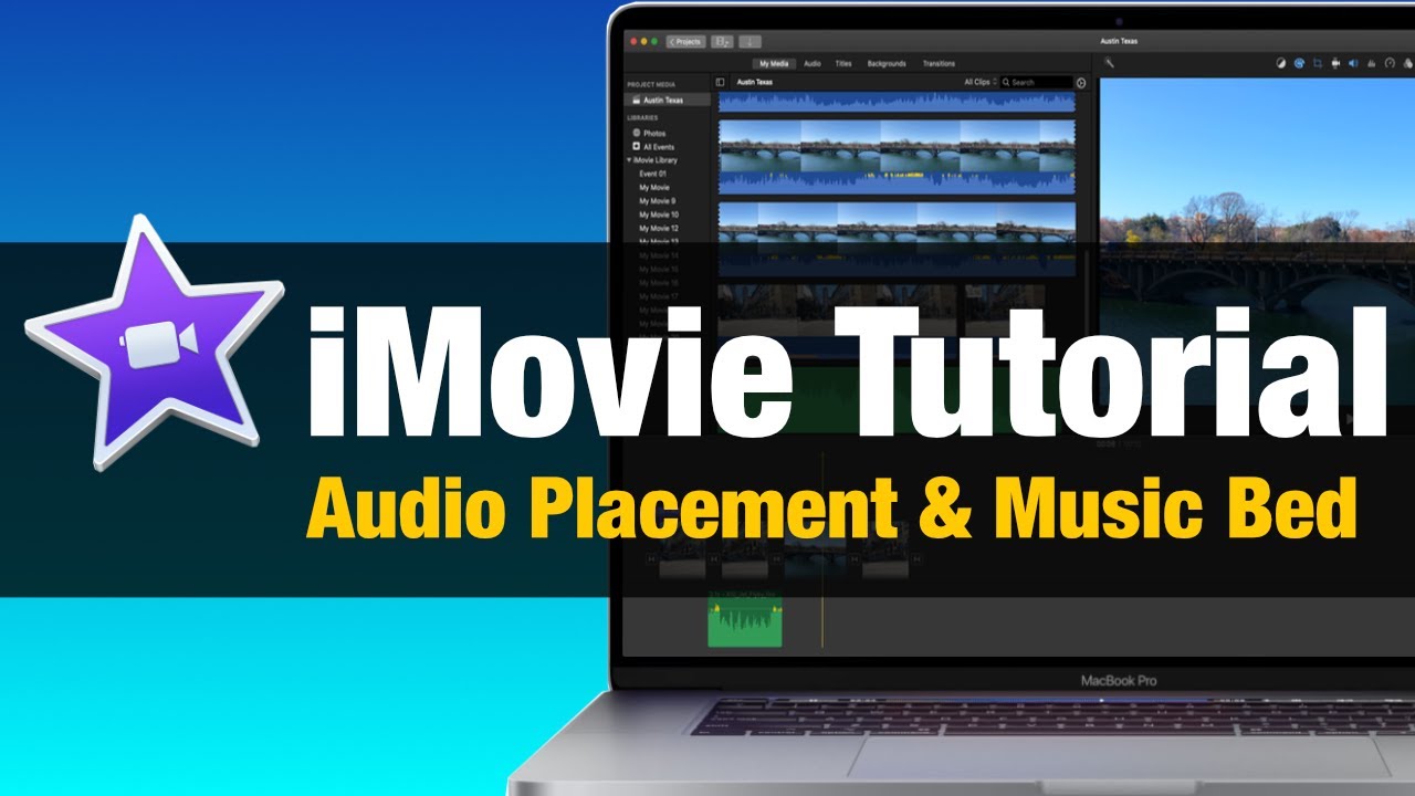 Учебное пособие iMovie: как разместить аудио и музыку в любом месте временной шкалы и музыкальног...