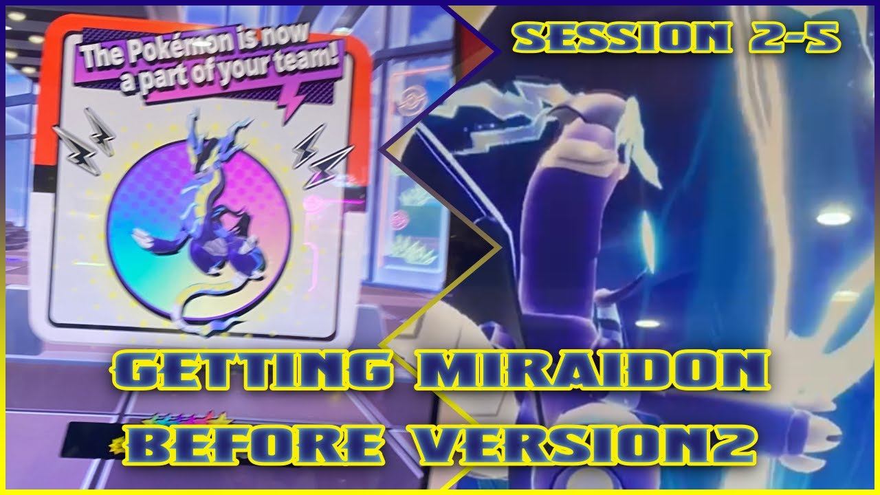 Pokemon Mezastar Stardust 1 Session 2-5 MIRAIDON!!!