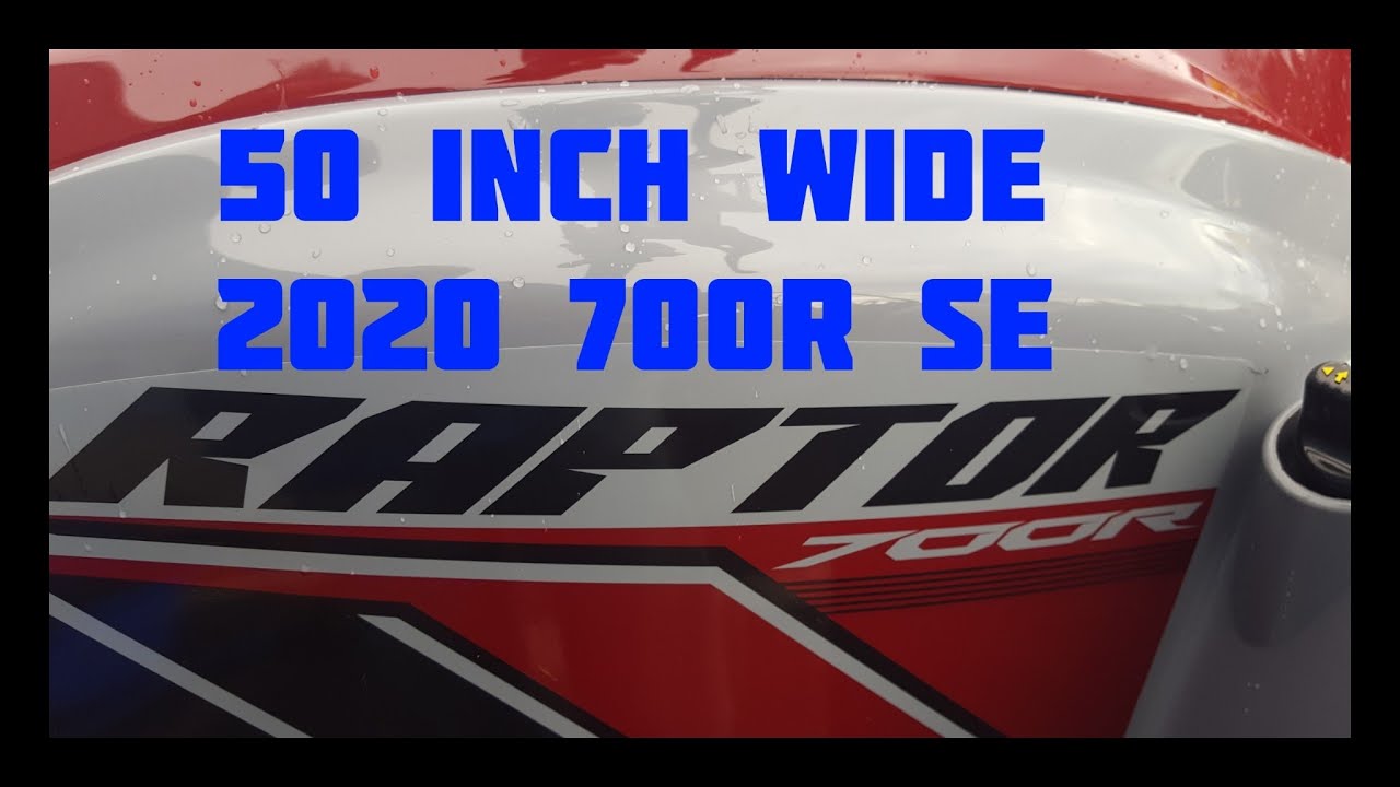 50 Inch Wide 2020 Yamaha Raptor 700R SE