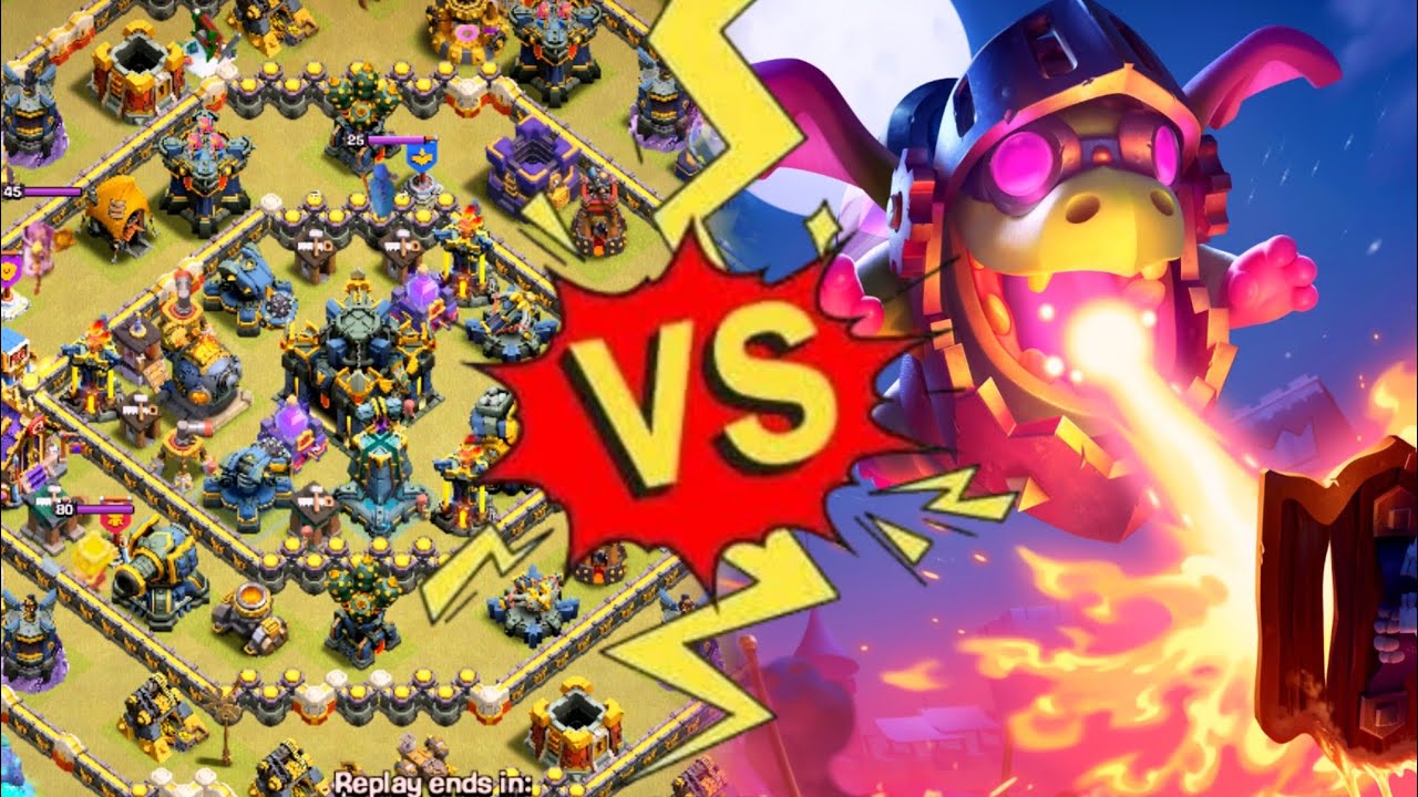 Inferno Dragon Level 12 vs Town Hall 17 🔥 | Clash of Clans Attacks 🎯