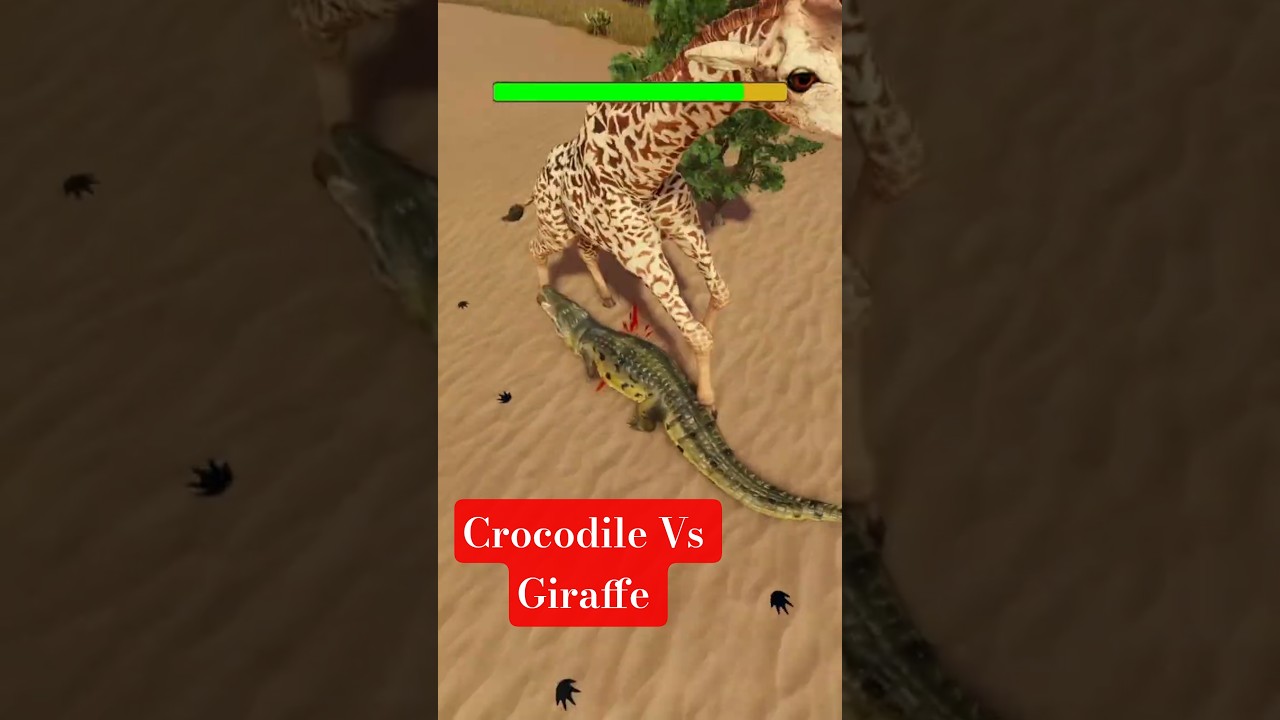 Crocodile vs Giraffe | Savannah Life | Roblox
