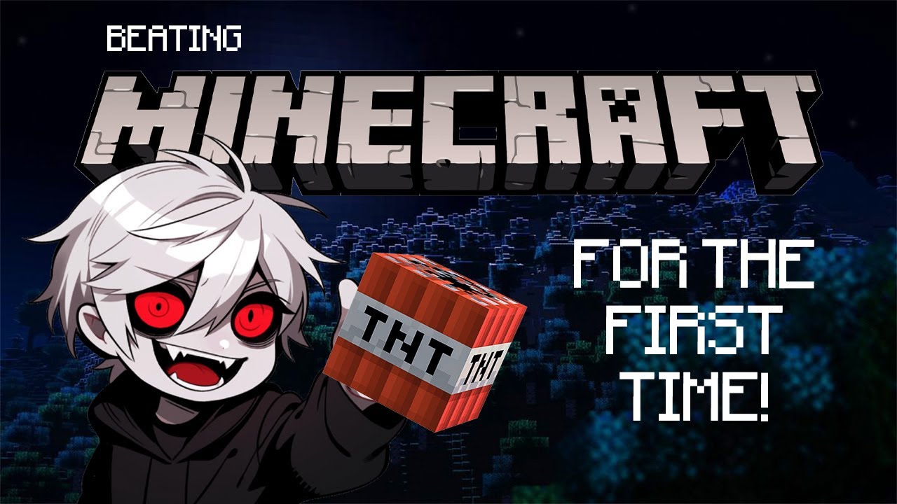 Bored vampire Beating Minecraft for the First Time | Minecraft Survival Playthrough