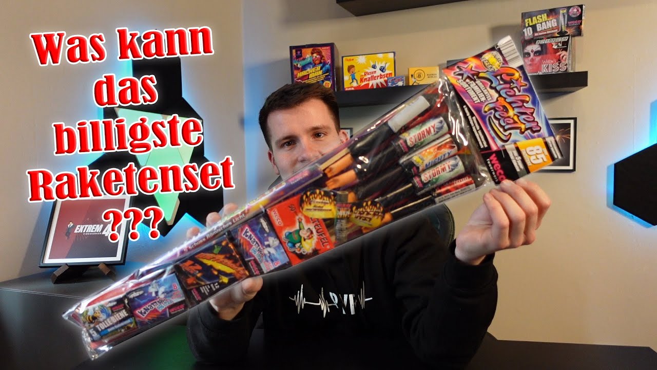 Das GÜNSTIGSTE Raketenset auf dem Markt!🔥| Weco - Lichtefest [FULL HD]