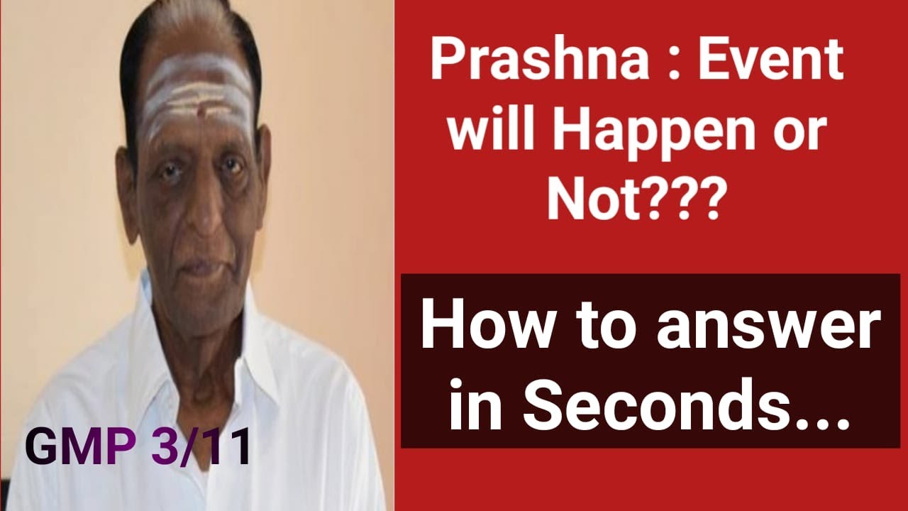How to predict using Prashna Kundali in few Seconds | Horary Astrology | GMP