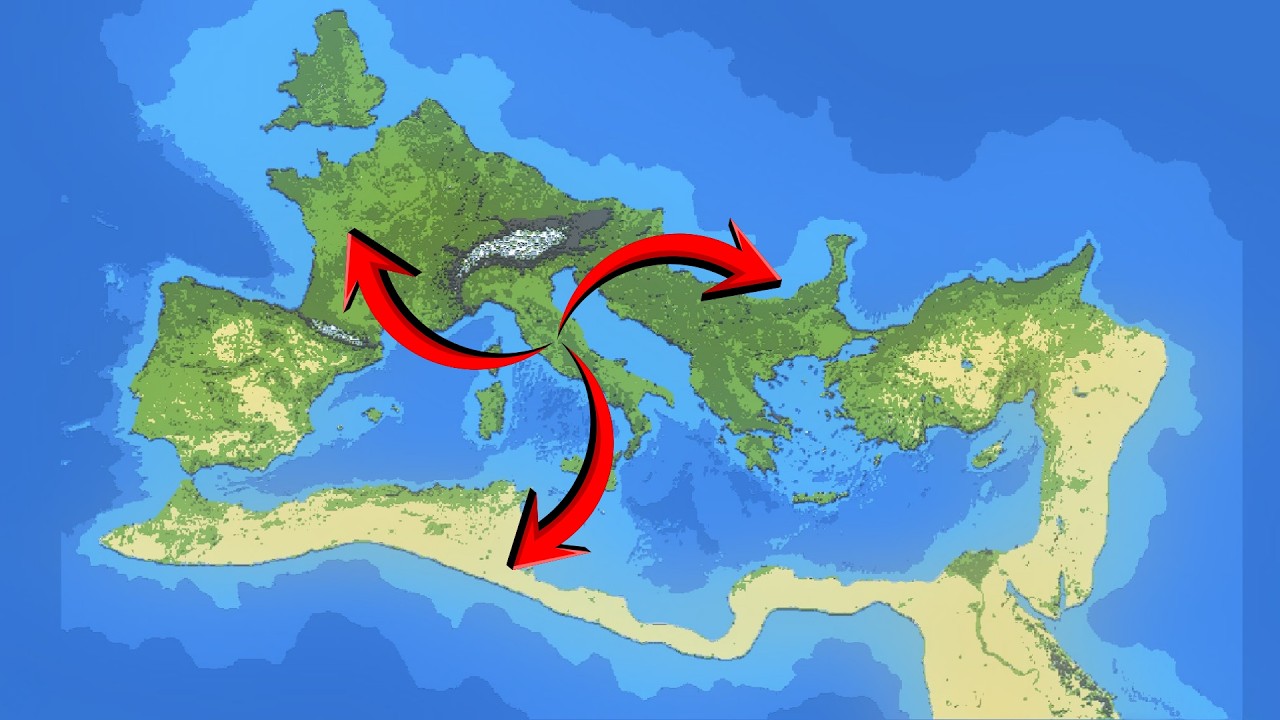 50,000 Years in the ROMAN EMPIRE - WorldBox Timelapse