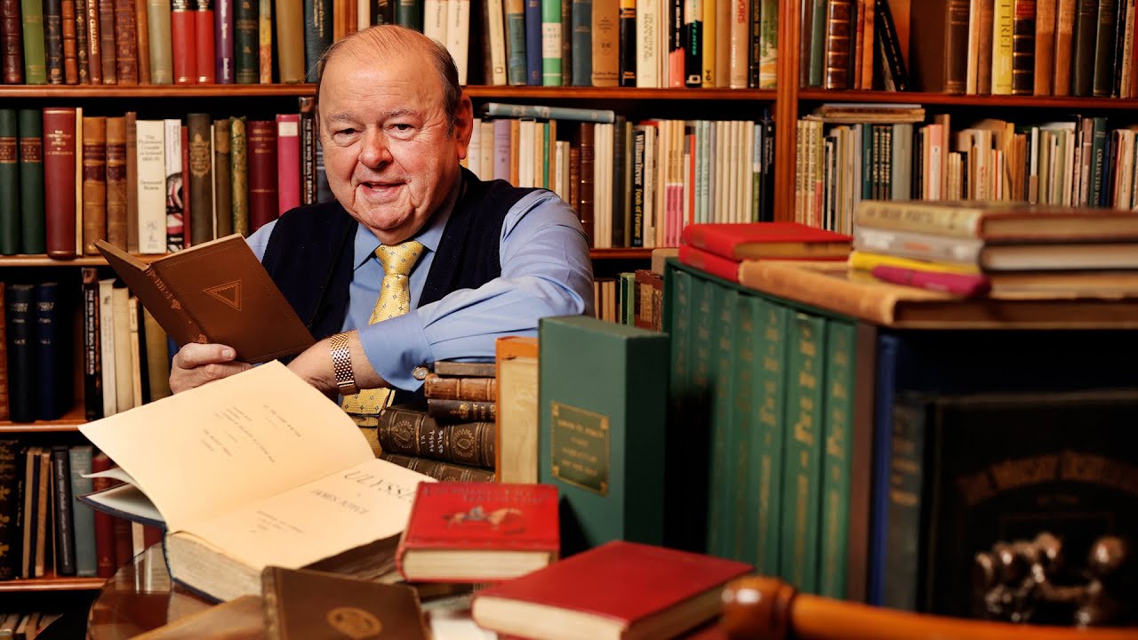 Antiquarian Book Seller and Publisher Eamonn de Burca from De Burca Rare Books in Blackrock