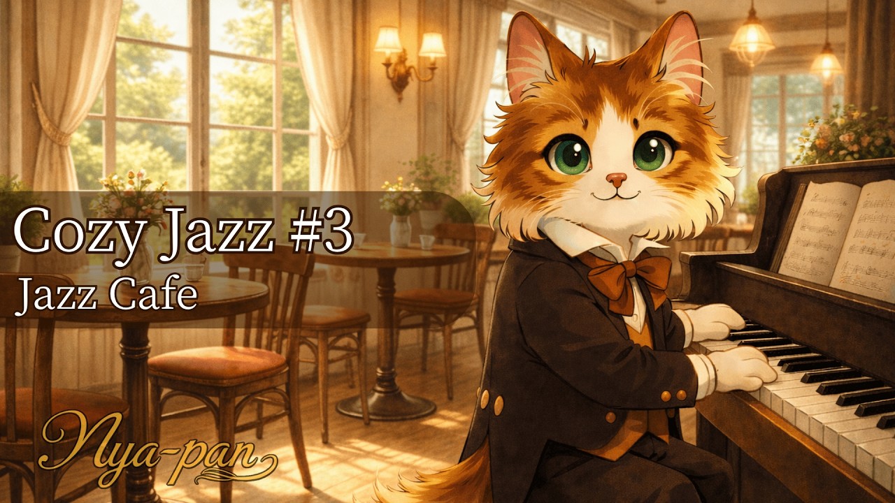 Cozy Jazz Piano #3 | Elegant Jazz Cafe for Study & Relax【ジャズ喫茶・勉強リラックスBGM】