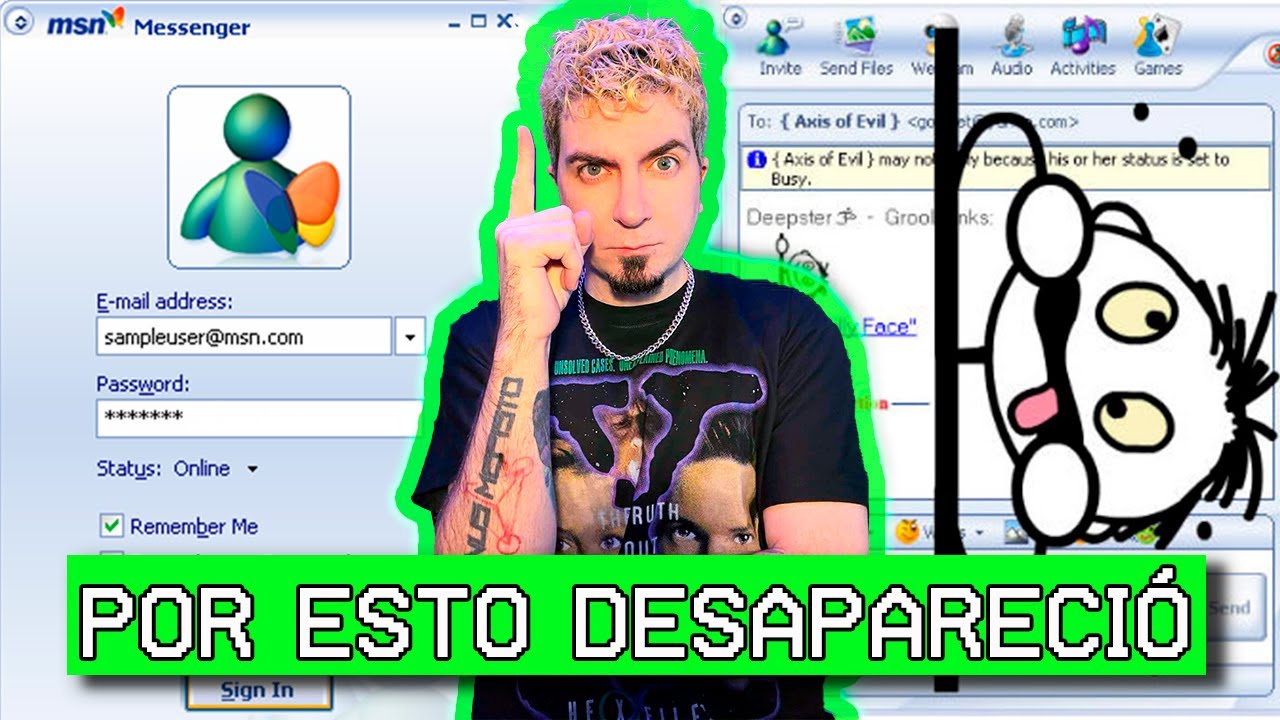 Así CHATEÁBAMOS en el 2000 - Magnus Mefisto te cuenta TODO sobre MSN y su CAÍDA