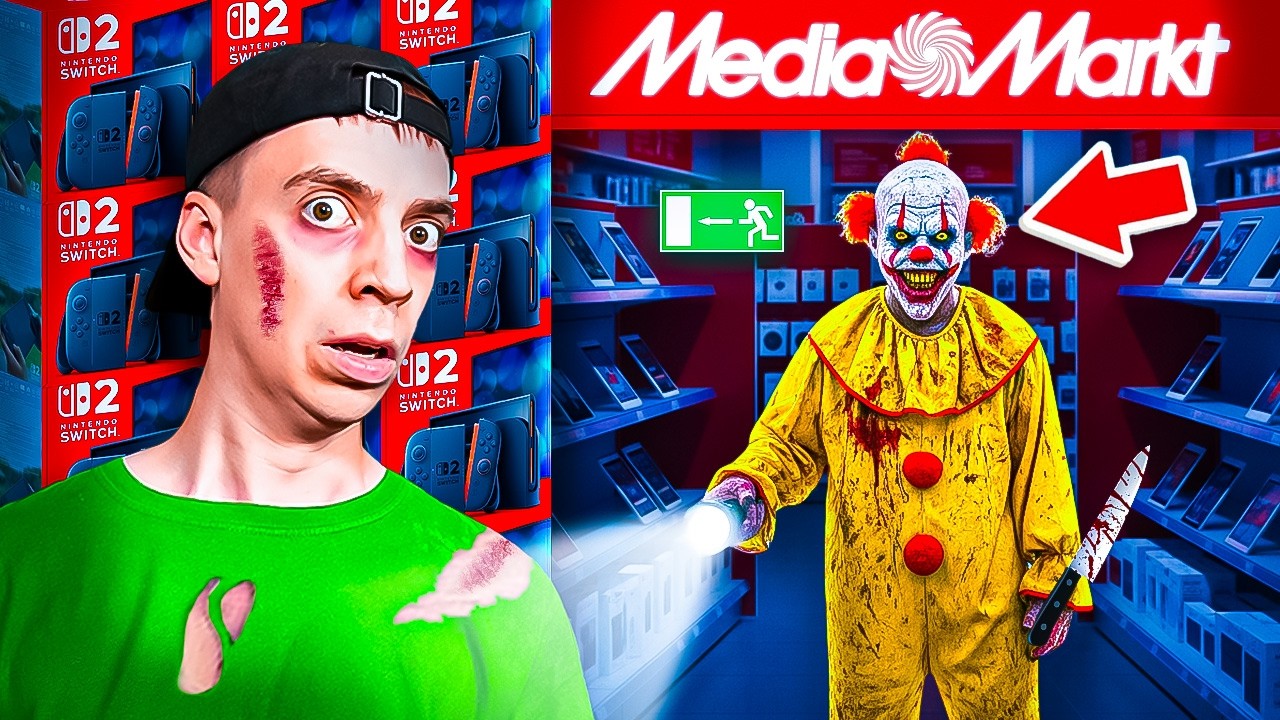 24 STUNDEN HEIMLICH im MEDIA MARKT &uuml;bernachten! 😰 (geht schief)