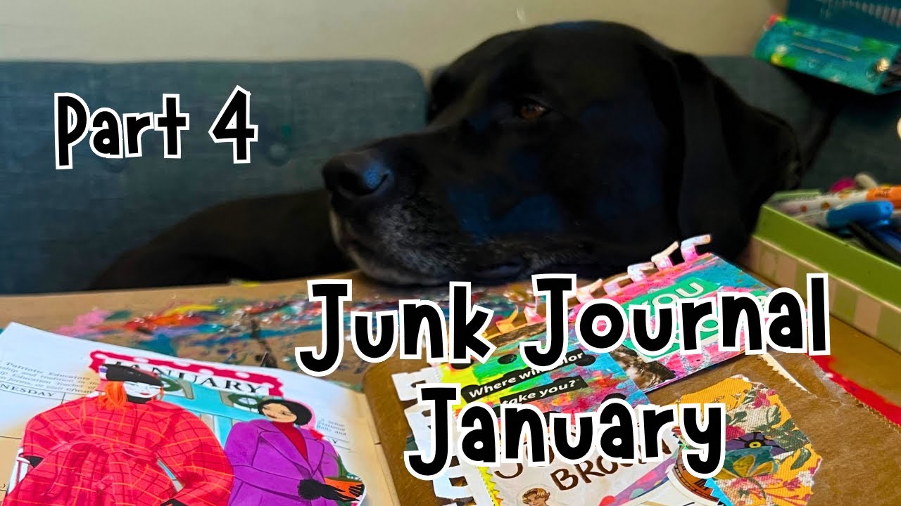 JUNK JOURNAL IDEAS Anyone Can Do! JUNKY Junk JOURNAL \\ Junk Journal January 🌟