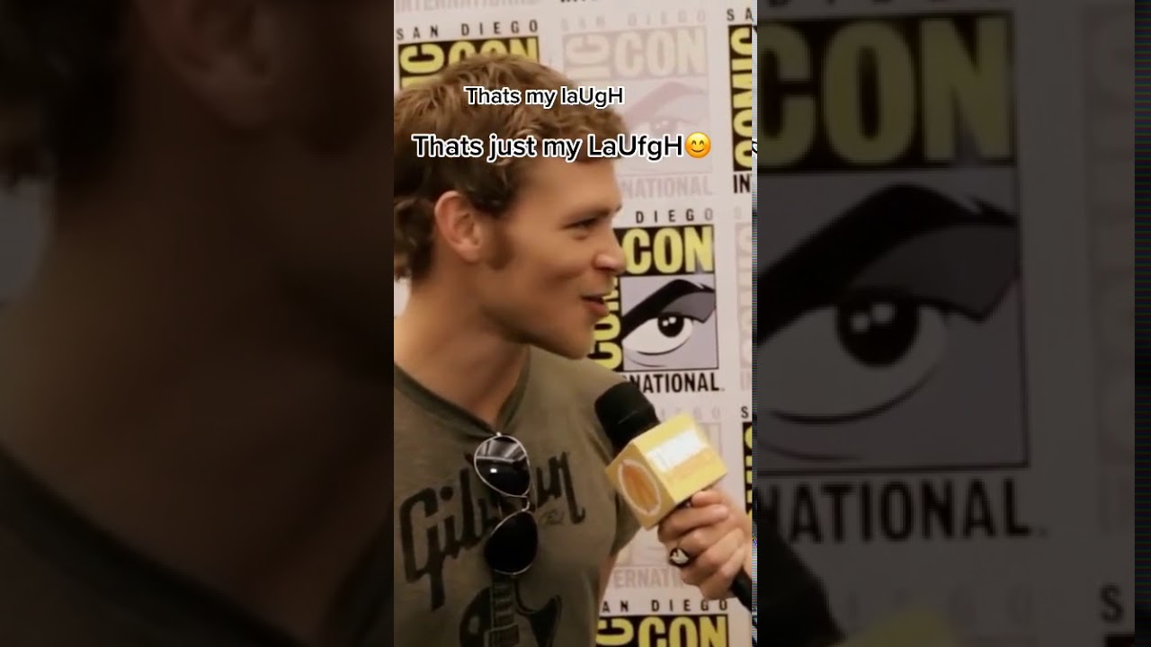 Joseph Morgan laughing (Klaus Mikaelson) Klaus Mikaelson's evil laugh #josephmorgan #klaus #tvd