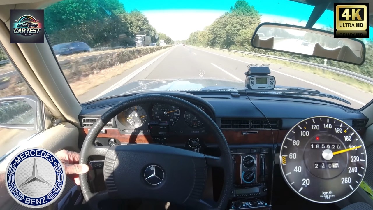 1978 Mercedes 450 SEL 6.9 W116 - Legendary V8 Beast TOP SPEED POV Drive!
