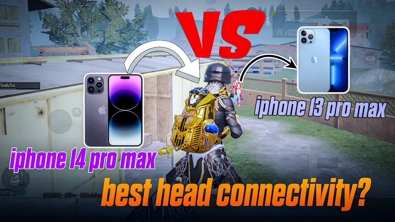 Best Iphone 14 Pro Max vs Iphone 13 Pro Max gameplay in 2025 🔥| Smooth+120fps Graphics 😍|