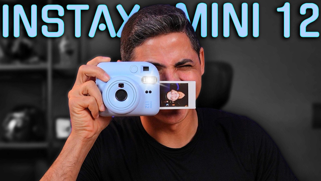 VOLTEI NO TEMPO COM ESSA CÂMERA! Fujifilm Instax Mini 12 - Unboxing e Impreesões 📸