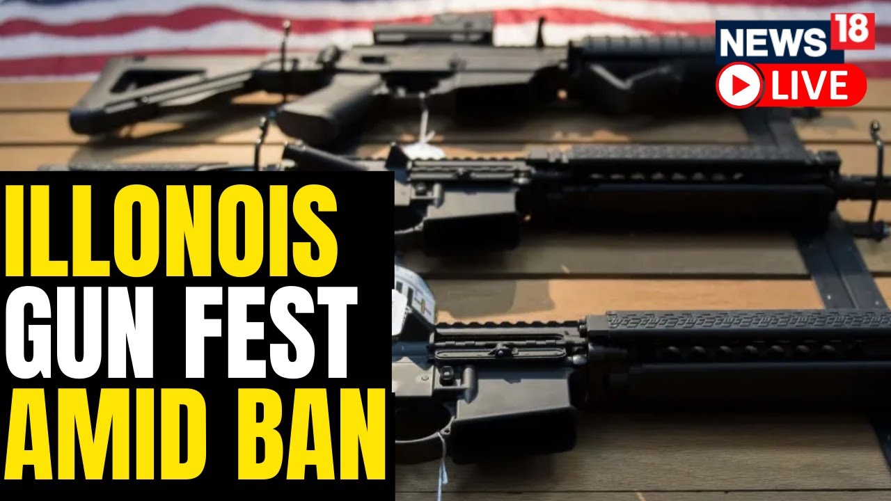 Gun Enthusiasts Attend A Gun Show In Illinois Despite Partial Ban On Guns | US News | News18 LIVE