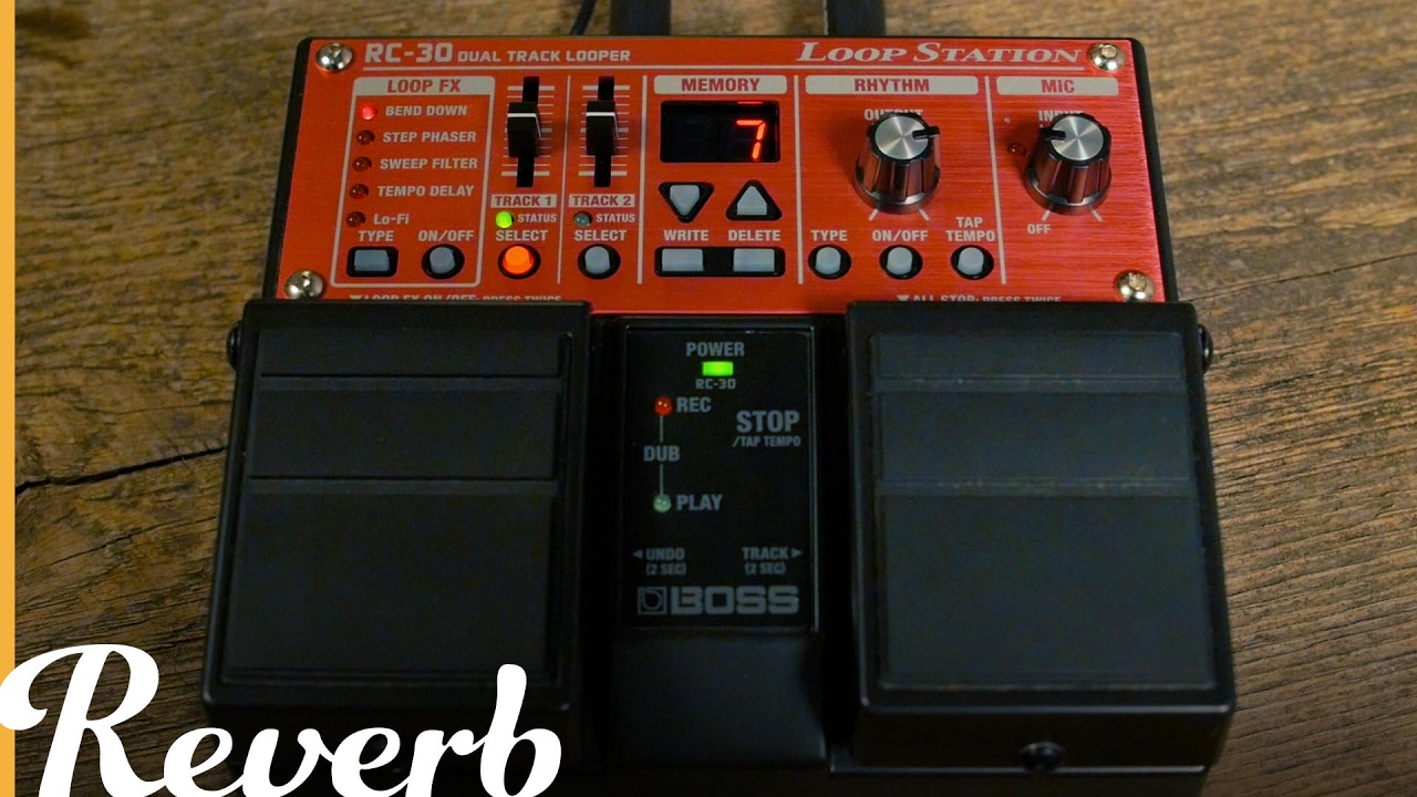 Boss RC-30 Loop Station | Видео с демонстрацией реверберации
