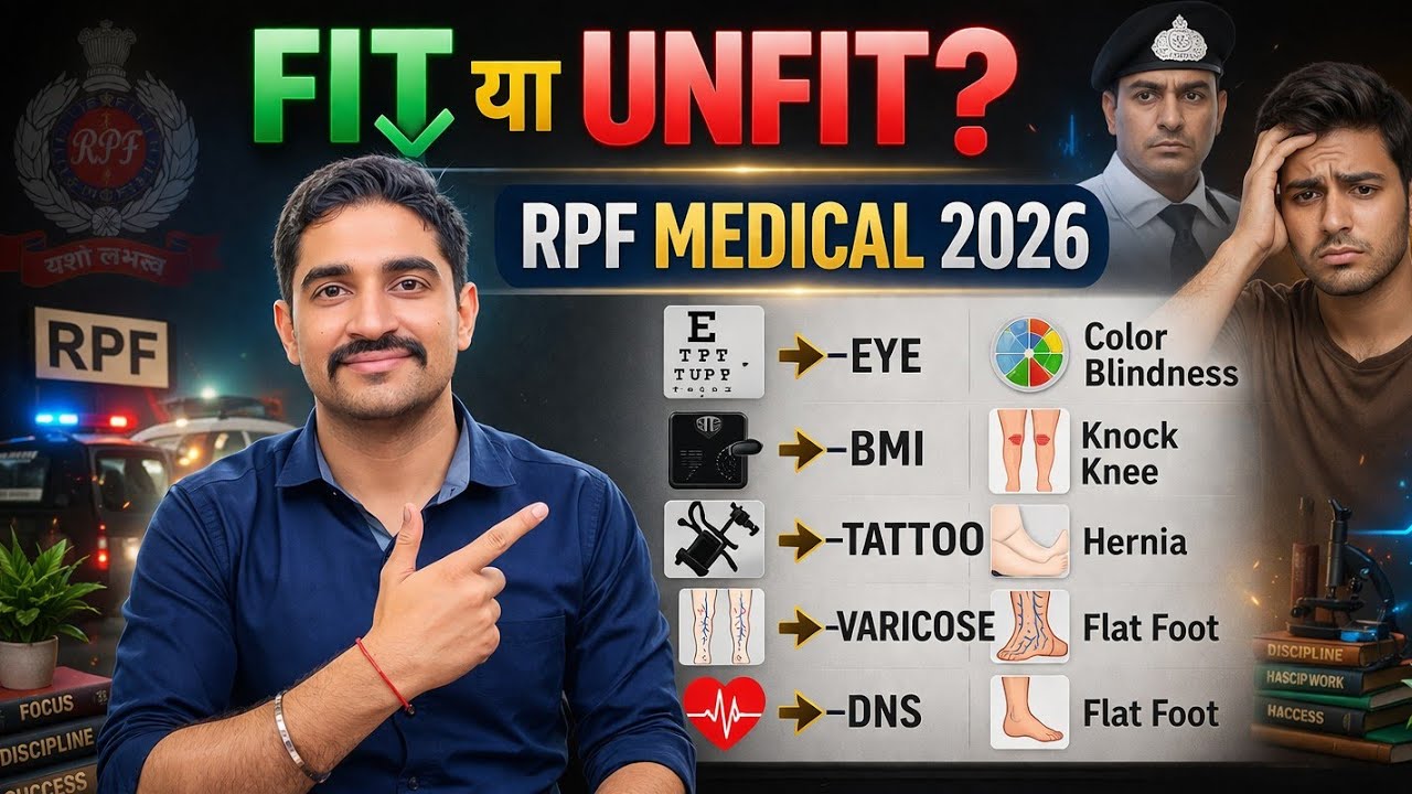💥Rpf Full Medical Test Part-02✅|➡️Rpf मेडिकल की सम्पूर्ण जानकारी💯| #rpf #medical #test #details 