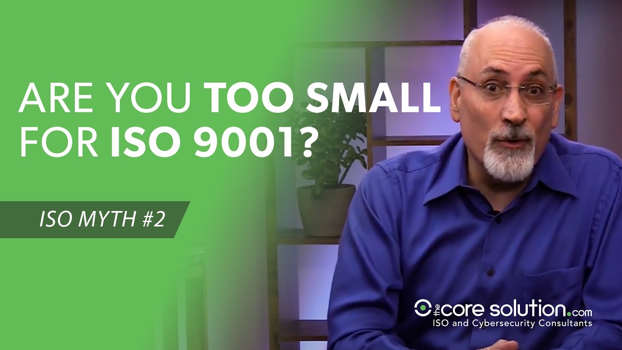 Маловат ли ваш бизнес для ISO 9001? | Миф об ISO №2