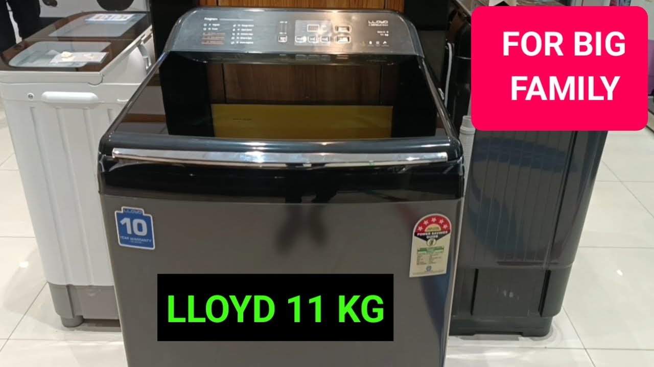 LLOYD WASHING MACHINE 11KG DEMO REVIEW AND HOW TO USE | GLWT115NHPMB