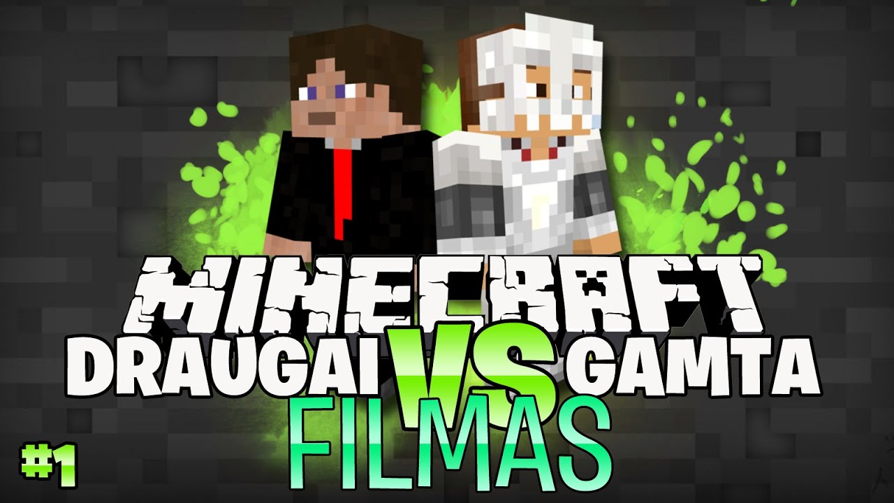 MINECRAFT: draugai -VS- gamta HARDCORE E01
