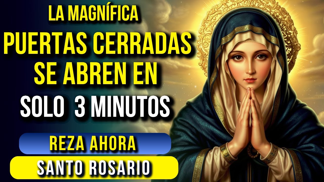 💖 Santo Rosario 🙏 abre puertas cerradas y desbloquea caminos en solo 3 minutos 🙌 Reza ya