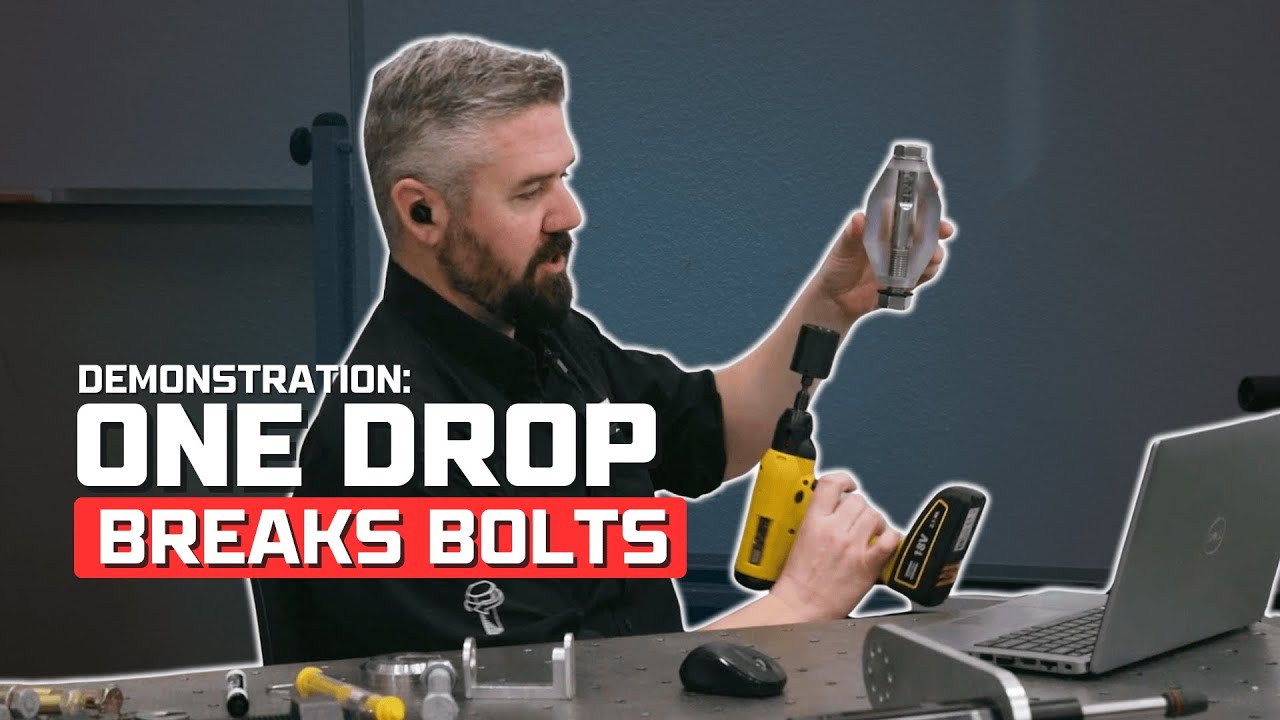 Same torque. One drop of liquid. Six times the force. 💥 See the live demonstration right here