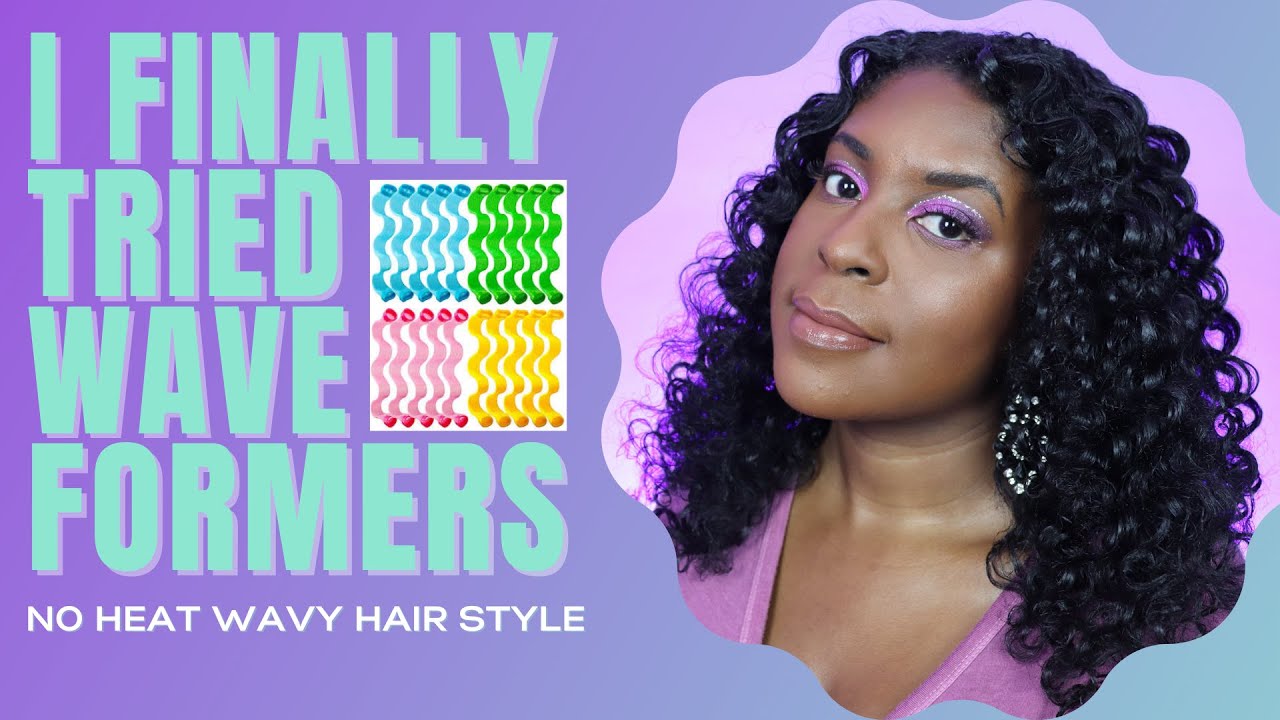 I finally tried WAVE FORMERS! NO HEAT Wavy Hair Style