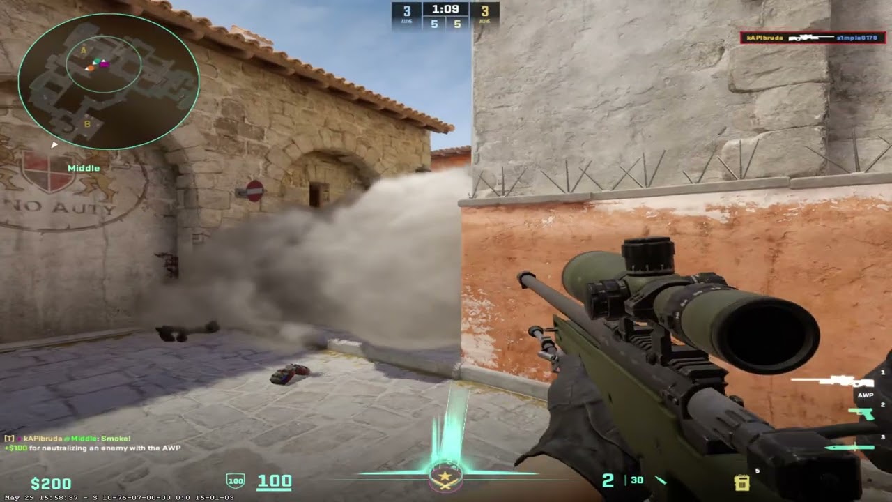 awp ace @ faceit level 10