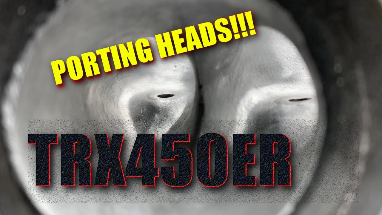 TRX450ER Mild Porting (Head flows at 250 CFM)