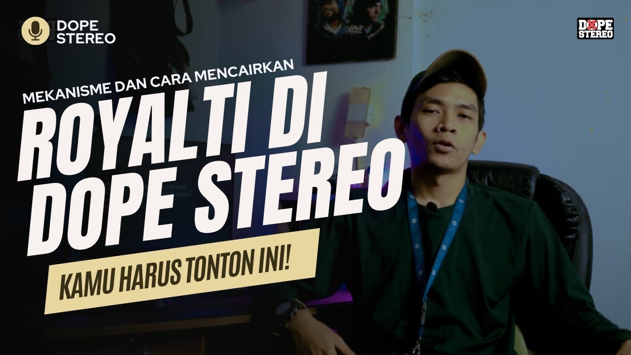 Mekanisme dan cara mencairkan ROYALTI di Dope Stereo.