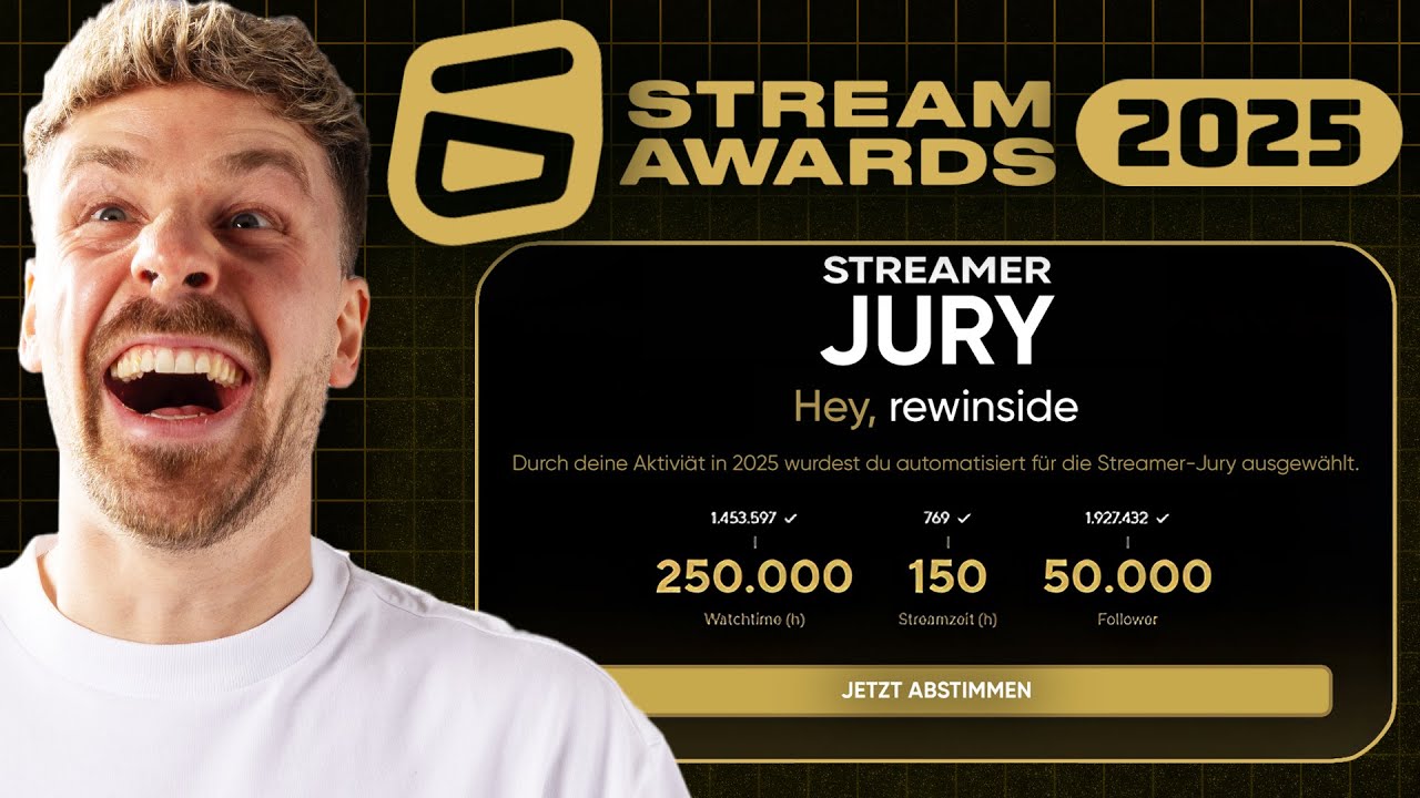 MEIN JURY Voting f&uuml;r die STREAM AWARDS 2025 Clips 😒