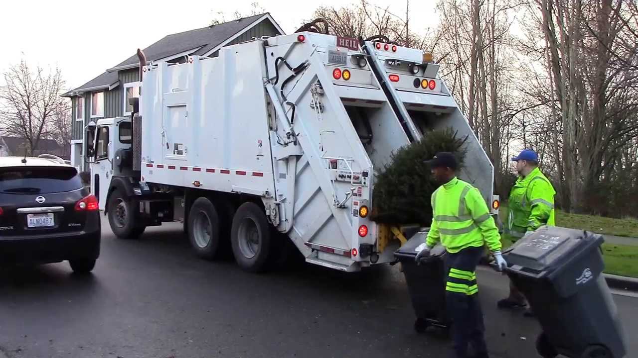 Split Heil Rear Loader with a CCC Chassis