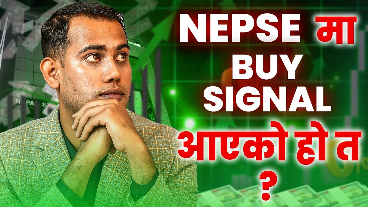 Buy/sell signal आएको कसरि थाहा पाउने त! Nepse technical analysis by prazol bhandari.