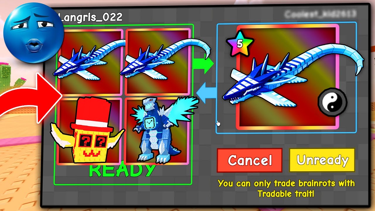 Trading Good Offer For Dragon Sharkinini 0.1% in Brainrot Tower Defense