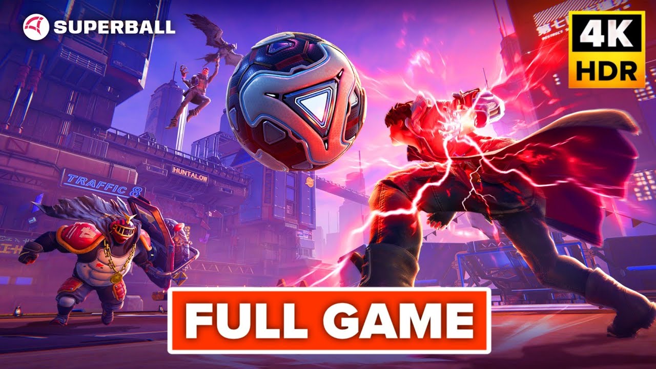 Superball Gameplay Walkthrough Multiplayer (4K 60FPS) No Commentary