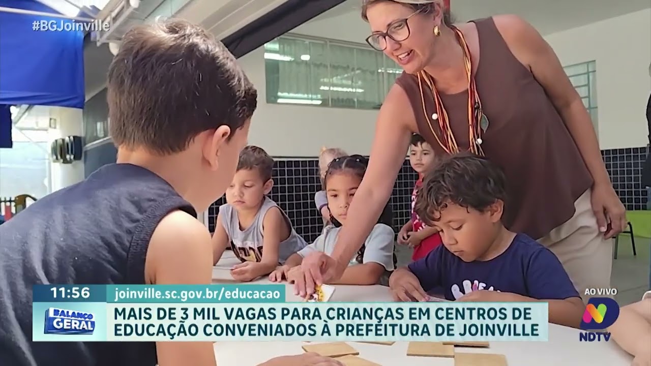 Joinville abre mais de 3 mil vagas em CEIs conveniados à rede municipal