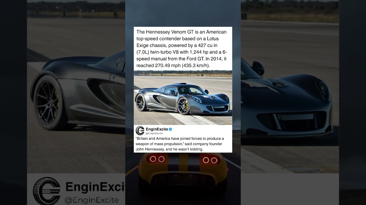 The 270mph American Hypercar: Hennessey Venom GT 