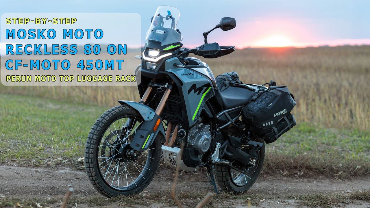 Installation of the Mosko moto Reckless 80 on CF-Moto 450MT / Ibex 450